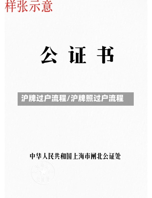 沪牌过户流程/沪牌照过户流程