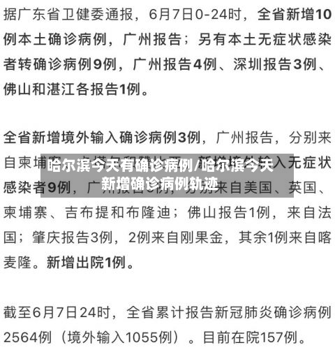 哈尔滨今天有确诊病例/哈尔滨今天新增确诊病例轨迹-第2张图片