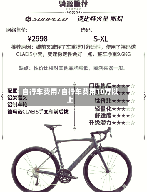 自行车费用/自行车费用10万以上-第2张图片