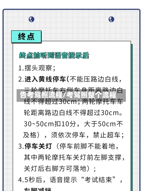 告考驾照流程/考驾照整个流程