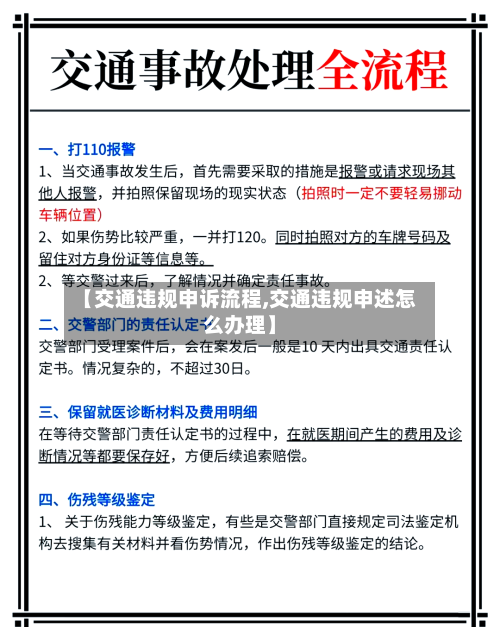 【交通违规申诉流程,交通违规申述怎么办理】-第3张图片